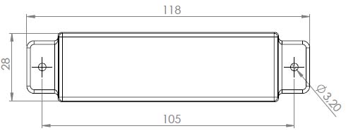 Number Plate Led Light 12-24V Front Dims